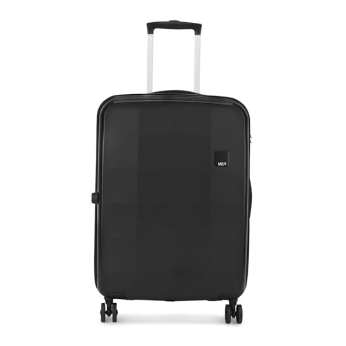 Image of VIP Rigel Check-in 79 Cm (Large) 8 Wheels Trolley Bags for Travel, Hard Case Lightweight Bag with TSA Lock and Wet Pouch Suitcase for Travel (Black)