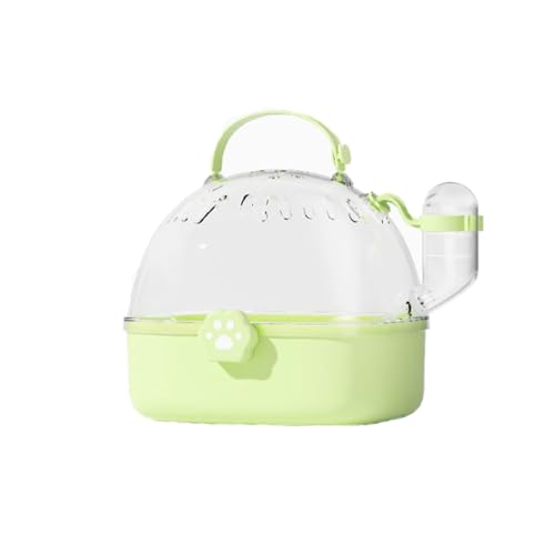  Parrot Bird Cage Outdoor Cage Small Portable Acrylic Take-away Special Cage (Green)