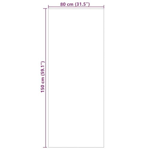 Tapis de salon 150x80 cm AGIRA rectangulaire intérieur extérieur - 4