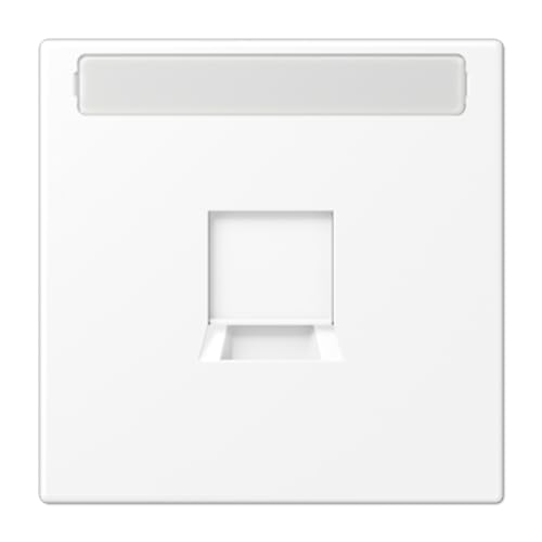 Plaque modulaire Jack encastrable blanc mat JUNG LS1969 - 2