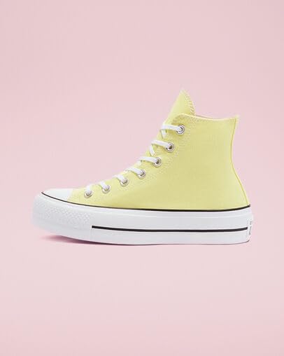 Converse Women's Chuck Taylor All Star Lift Platform Hi Light Zitron/White (us_Footwear_Size_System, Adult, Women, Numeric, Medium, Numeric_5_Point_5)3