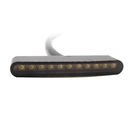 Feu de freinage arriere moto 12V feu stop pour dirt bike et lampe plaque