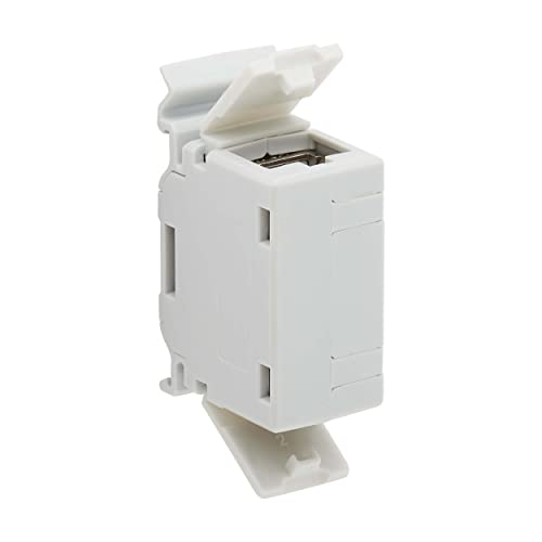 Acoplador RJ45 Cat6a montable DIN-Rail macho a macho miniatura 1