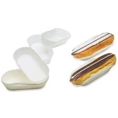 Mondial-fete - 60 Caissettes blanches ovales- 10 x 4 cm Cover