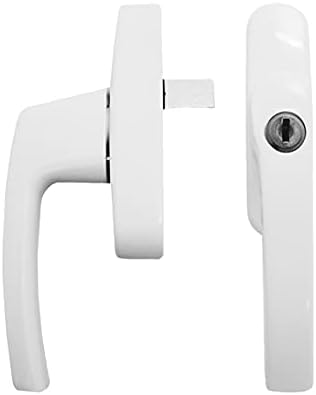 WindowParts WP Original Tilt and Turn Forked/Spaded Aluminium Universal Window Handle (White)