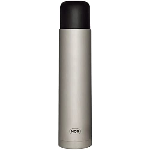 Mor - Garrafa Térmica Total Inox Fit 1L Cinza