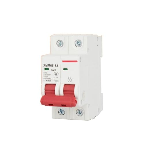 Interrupteur d'air DZ47 2P 16A avec indicateur visuel