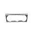 QGFZ per Subaru Impreza WRX STI XV per Crosstrek 2015-2017 Aria Condizionata Pulsante Cornice Trim Adesivi Accessori Interni (Colore : Un)