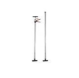 Teleskop-Deckenstütze DEDRA N1106, Hubhöhe 115-290 cm, Tragkraft 30 kg, robuste Konstruktion, komfortable Handhabung, kippbare Druckplatten, teleskopische Höhenverstellung