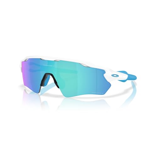 Oakley Man Sunglasses Polished White Frame Prizm Sapphire Lenses 0MM