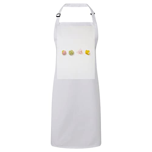 Tablier de cuisine japonais Hisago Zakura premium avec motif de bonbons
