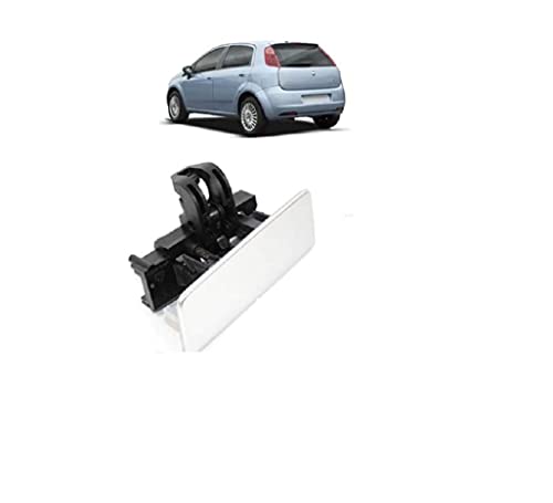 Compatible con Grande Punto 2005, Tirador salpicadero compartimento portaobjetos gris