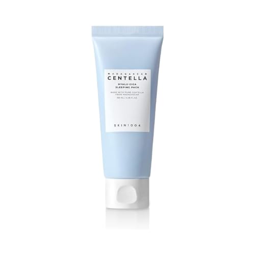 SKIN1004 Hyalu-CICA Sleeping Pack 3.38 fl.oz, 100ml Melatonin Hyaluronic Acid Centella Asiatica Extract Moist and Revitalization Multi Care Solutions