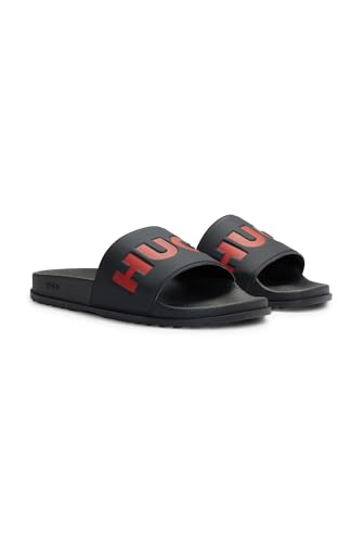 HUGO Mens Match it Slides with logo strap Size2