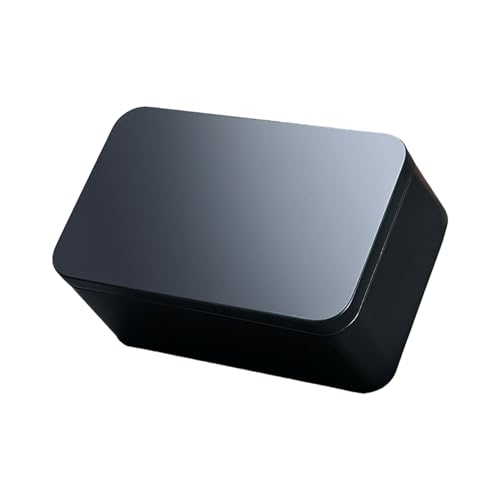 dijiusidy Metallbox aus verzinntem Eisen, robust und langlebig für langlebige, breite Anwendungen, leere rechteckige Metalldosen, Dunkelblau