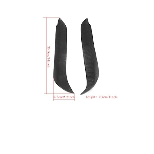 Sourcils de phares en fibre de carbone véritable pour BMW Série 1 E82 E87