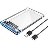 ZONIXPLAY Hard Drive Enclosure 1.6ft USB 3.0 Cable 2.5 inch 5 Gbps For External SATA HDD or SSD