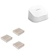 BoxWave Smart Gadget Compatible with Eero 6 – TemperaCool Heatsink (3-Pack), Cooling Heat Absorption Aluminum – Metallic Silver