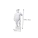 VOSAREA Fat David Statue - Roman Plaster Sculpture for Home Decor, Greek Mythology