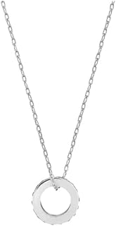 Swarovski Now Circle Pendant Necklace White