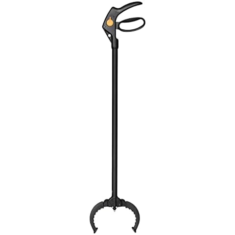 Fiskars Greifer, Stahl-Stiel, Länge: 87,5 cm, Schwarz, Solid, 1062271 Cover