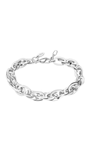 LOTUS STYLE Bracelet Femme Acier Inoxydable LS2254-2/1 - Bracelet Sophistiqué Poli et Finition Raffinée 22,5 cm - Idéal Cadeau Anniversaire - Occasions...