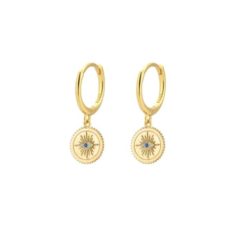 Boucles d'oreilles créoles fleurs et étoiles pour femmes en acier doré
