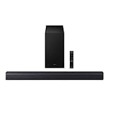 Samsung 2.1Ch DTS Virtual:X Soundbar w/Subwoofer: HDMI ARC, Bluetooth, Wall Mountable, Voice Enhance Mode, Game Mode, Night Mode, 360W, Wireless Surround Ready - HW-B53WF