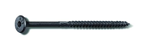 Starborn Structural Xf23Ct400 F23 Deck Ledger/Multipurpose Flat Head Wood Screw - Black - 50 Count - 0.23" X 4" #TOP1