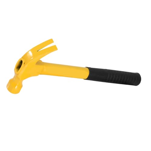 LALAFINA Hammer Nailing Hammer Fine Polished Steel Ergonomic Grip Non-slip for Woodworking Constructi