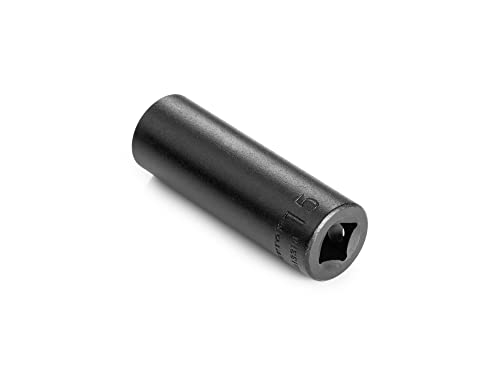 Image of TEKTON 3 /8 Inch Drive x 15 mm Deep 12-Point Impact Socket | SID13315
