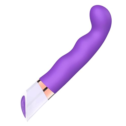 Discreet Version Flexible 10 Modes Soft G Spotting Stimulator for Women Oragasm Rabbit, App Real-time Control Heating Remote Viboators (Purple)