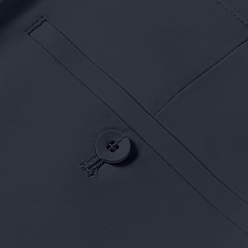 Men's Lightweight Ice Silk Casual Pants Classic Flat-Front Chino Pant Slim Fit Business Dress Pants3