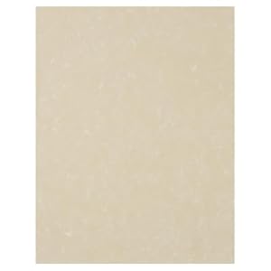LuxPaper cremefarbenes Pergamentpapier, 50 Stück