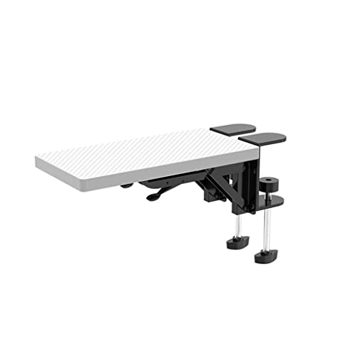 Accoudoir d'ordinateur pliable blanc en bois pour votre bureau