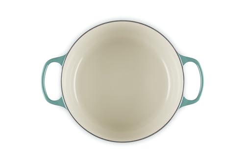 Image of Le Creuset Enameled Cast Iron Signature Round Dutch Oven, 5.5 qt., Riviera