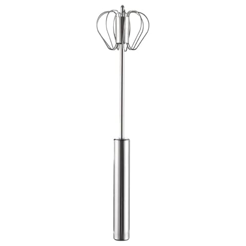 EIDOWA Whisk Utensil, Stainless Steel Whisk, Blender, Milk Frother, Kitchen Tools, Hand Push Rotary Whisk Mixer Cover