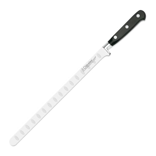 3 Claveles - 3Claveles Forgé - Cuchillo salmon alveolado forjado, 30 cm, 12 pulgadas