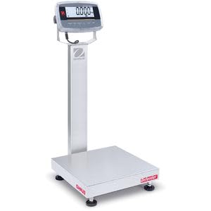 Báscula de banco Ohaus Washdown 18x18 con columna 250 lb miniatura 1