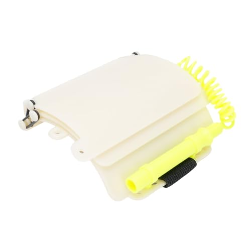 Bloc de notas subacuático de pizarra de buceo luminosa con tres páginas y diseño portátil impermeable