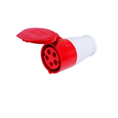 �Y�Ɨp�\�P�b�g�R�l�N�^�J�v���[ 3 �R�A 4 5 16A/32A �h���q��I�X�ƃ��X�̃h�b�L���O(5 core 16A connector)