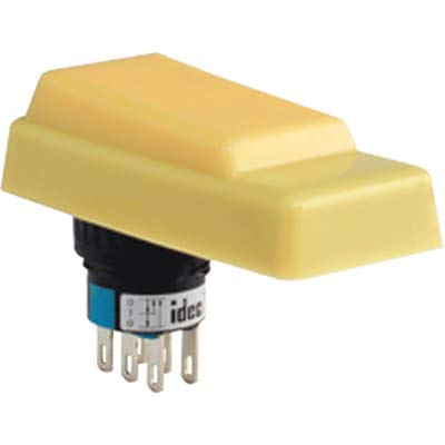 "IDEC Corporation HE3B-M2PY Switch, SAFETY, Pushbutton ASSEMBLY ENABLING, WITH YELLOW RUBBER COVER"