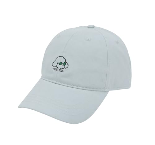 Image of MINISO Monologue Series Baseball Cap Grayish Green - Trendy Adjustable Cotton Cap for Outdoor & Casual Wear