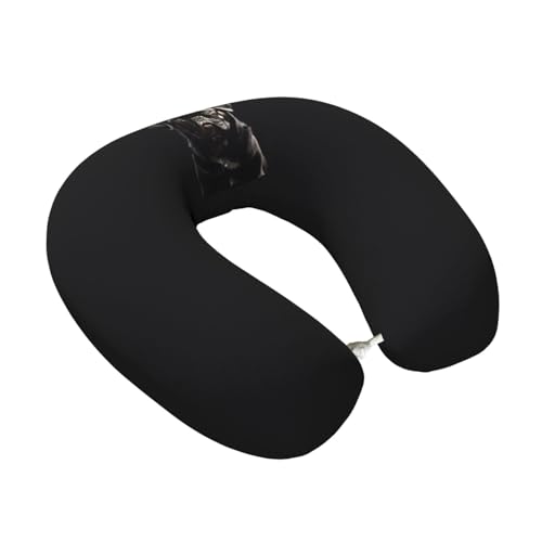 Almohada de espuma viscoelástica 25 cm x 30 cm negra miniatura 2