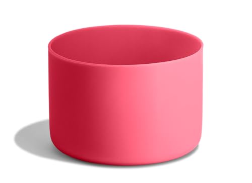 Image of Hydro Flask Bottle Boot - Bottom Protector Sleeve - Silicone Water Bottle Accessory Small Popstar Pink