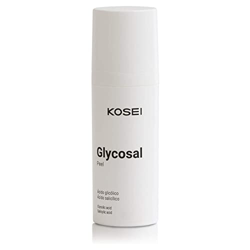 Kosei - Glycosal Peel - Peeling Facial con Ácido Glicólico - 50 ml - Efecto Exfoliante - Renovación Celular - Para la Limpieza de Poros - Sin Perfume - Con pH Ácido - Unisex - Sin Colorantes - Vegano