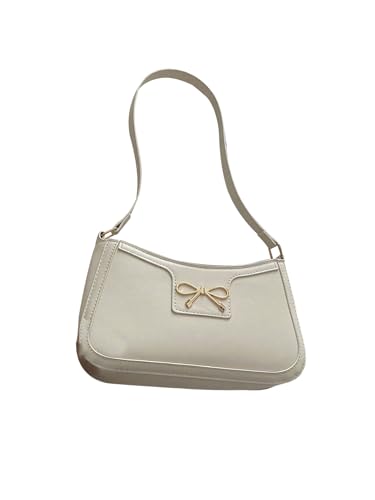 Image of SweatyRocks Women's Bow Top Handle Clutch Purses PU Leather Underarm Shoulder Bags