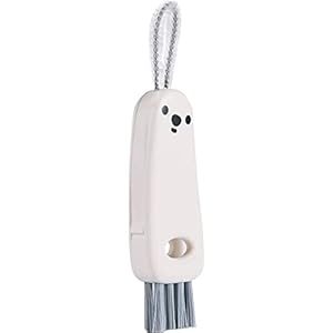 1 Detail Bekerborstels Dop Spleet In Flessenborstel Diverse Flessenreinigingsmond 3 Schoonmaakbenodigdheden (Wit) (Kleur…