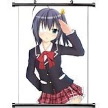 Home Decor Japanese cartoon Art Cosplay Poster with Rikka Takanashi Love Chunibyo Other Delusions Anime 1 Wall Scroll Poster Fabric Painting 23.6 X 35.4 Inch 60cm X 90 cm