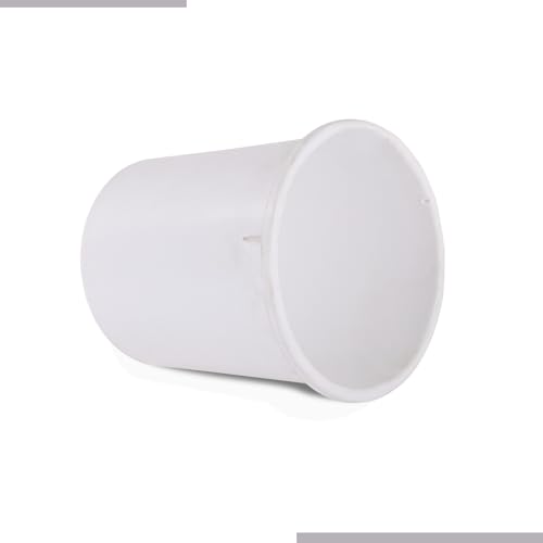 Image of Heart Home Pack of 2 Open-Top 5 Liters Dustbin for Bedroom, Bathroom & Kitchen | Durable & Portable Garbage Bin for Daily Household Use | Dustbin for Office /Small Spaces | White